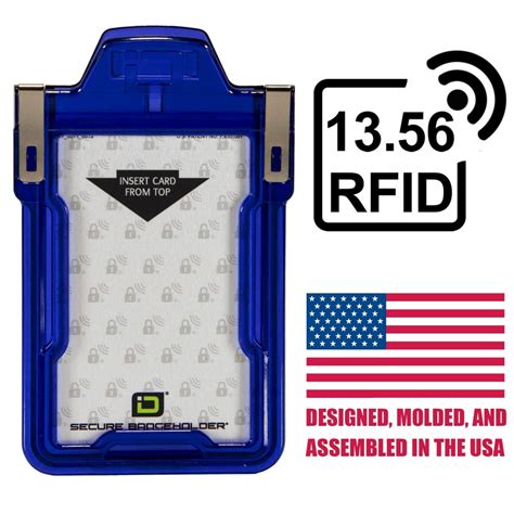 rfid badge holder walmart|durable name badge holders.